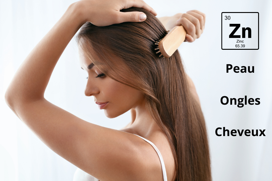 Bienfaits du zinc pour les cheveux, ongles et peau